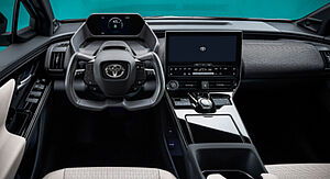 Eerste elektrische Toyota - Toyota bZ4X! interieur