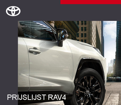 Mengelers Automotive Toyota RAV4 Prijslijst